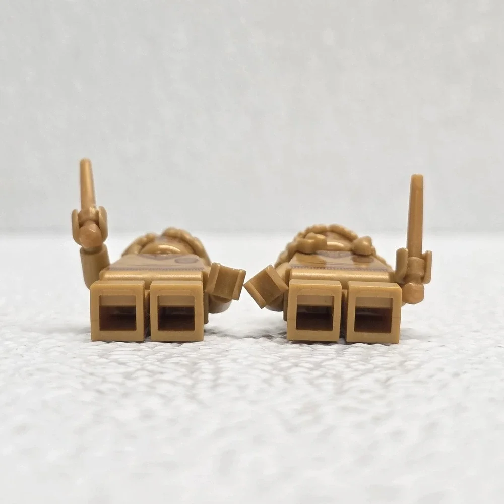 Lego Harry Potter 20 Years Golden Minifigures Lot of 2 - Harry and Hermione
